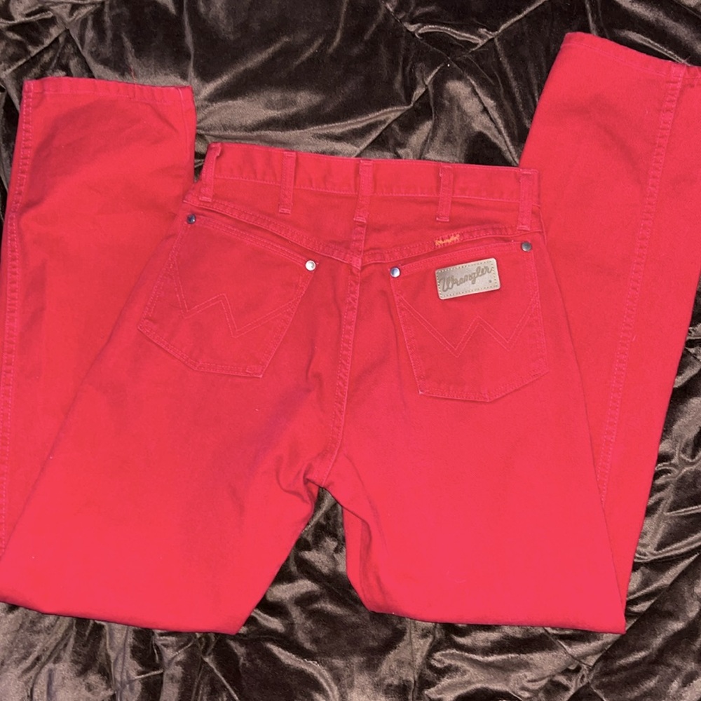 Vintage Red Wranglers 7/32